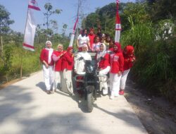 Persit KCK dan Satgas TMMD Bersinergi, Perkuat Semangat Membangun Desa Cukil