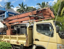 Dishub Pariaman Alihkan Truk Sky Lift