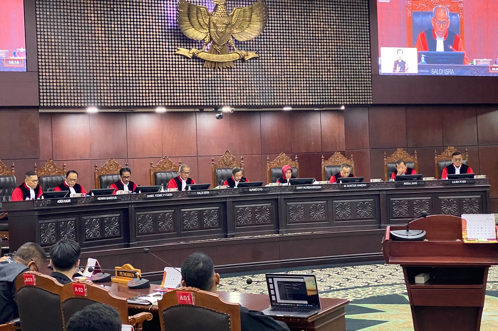 Sidang Mahkamah Konstitusi (MK).