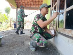 Pengecatan Kusen Jendela Jadi Sentuhan Akhir Rehabilitasi RTLH
