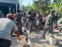 Makin Dekat Rampung, Jalan Desa Cukil Dikebut Satgas TMMD dan Warga