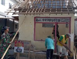 Pos Kamling Diperbaiki Satgas TMMD