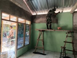 Sempurnakan Rumah Bapak Misri Lewat Tahap Pengecatan