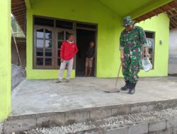 Teras Dibersihkan Jelang Rehab RTLH Rampung