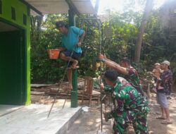 Rumah Ibu Asyah Dapat Sentuhan Akhir Satgas TMMD