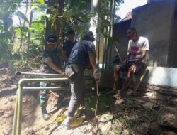 Kasdim Pastikan Instalasi Pipa Air Bersih Siap Layani Masyarakat