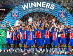 Doue Bawa PSG Juara Piala Super Kalahkan Aston Villa