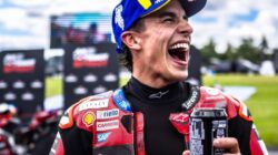 Pembalap Tim Ducati Lenovo, Marc Marquez.