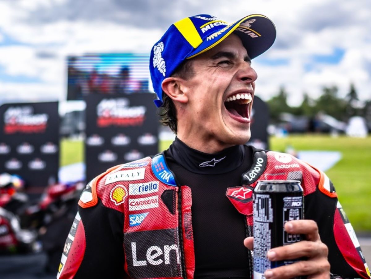 Pembalap Tim Ducati Lenovo, Marc Marquez.