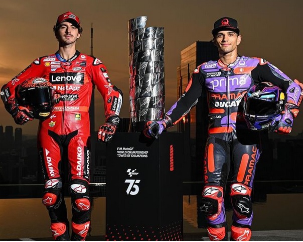Jorge Martin jadi juara MotoGP 2024 bersama Pramac Ducati.