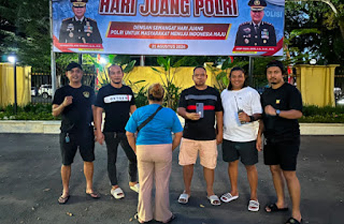 Tersangka saat diamankan Polresta Padang