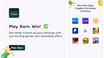 RewardCenter Penghasil Uang, Cara Dapat Cuan dari Game dan Misi