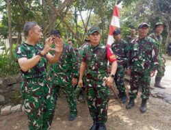 Dansatgas TMMD ke-129 Terima Laporan Perkembangan RTLH Bapak Wito Tupar