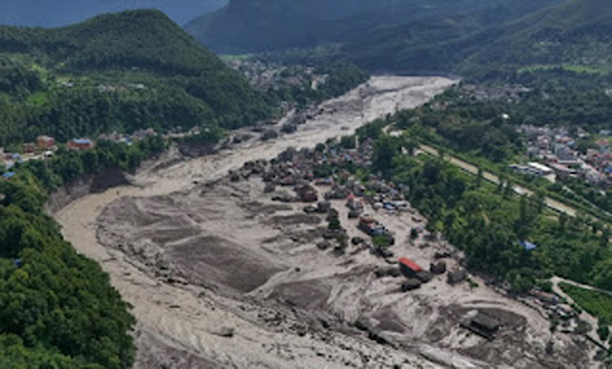 Banjir bandang dahsyat menerjang Distrik Nuwakot, Nepal
