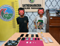 Dua Kurir Sabu Diciduk di Sungai Geringging