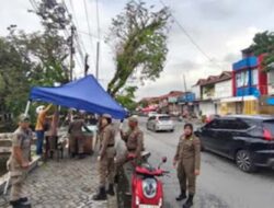 Trotoar Pasar Alai Dibersihkan dari Lapak Pedagang