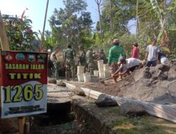 Titik 1265 Jadi Jejak Pengabdian Satgas TMMD ke-129 di Gombyong