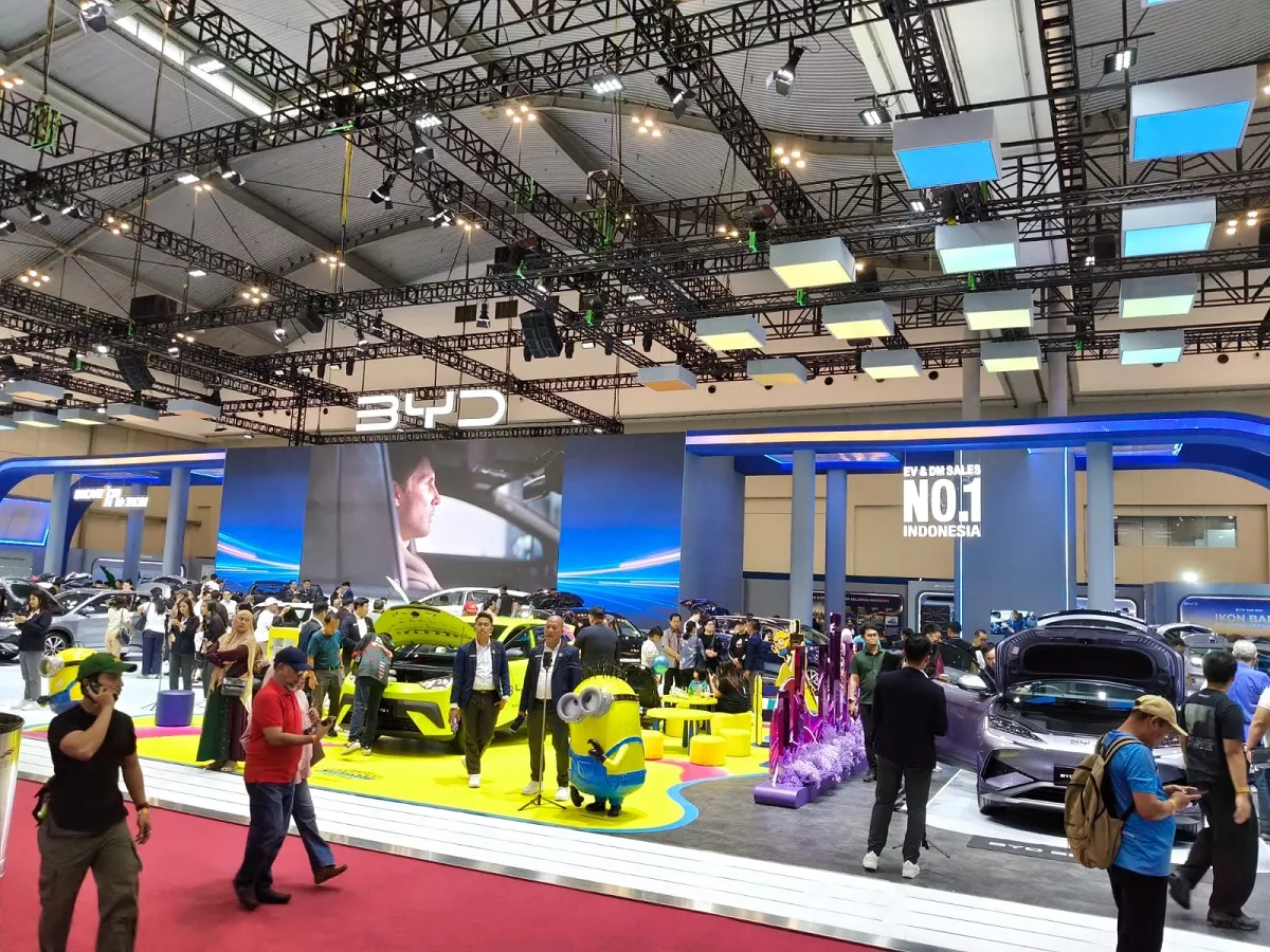 Booth BYD di GIIAS 2026.