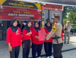 Delapan Tim Gebrak Kampung Selat Utara, Yel-yel Antinarkoba Bergema Sambut Kemerdekaan