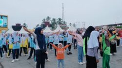 CFD RTH Padang Aro Solok Selatan mewarnai keceriaan pelajar dalam perayaan Hari Anak Nasional. Sudirman R