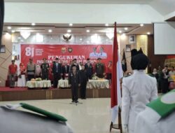 Paskibraka Pariaman Dikukuhkan, Ketua DPRD : Merah Putih di Pundak Generasi Muda