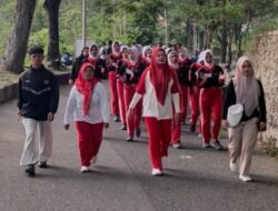 Nia Kurniati Sambut 60 Pasukan Pengibar Bendera, Sukseskan kegiatan Pemkab Solok Sehat