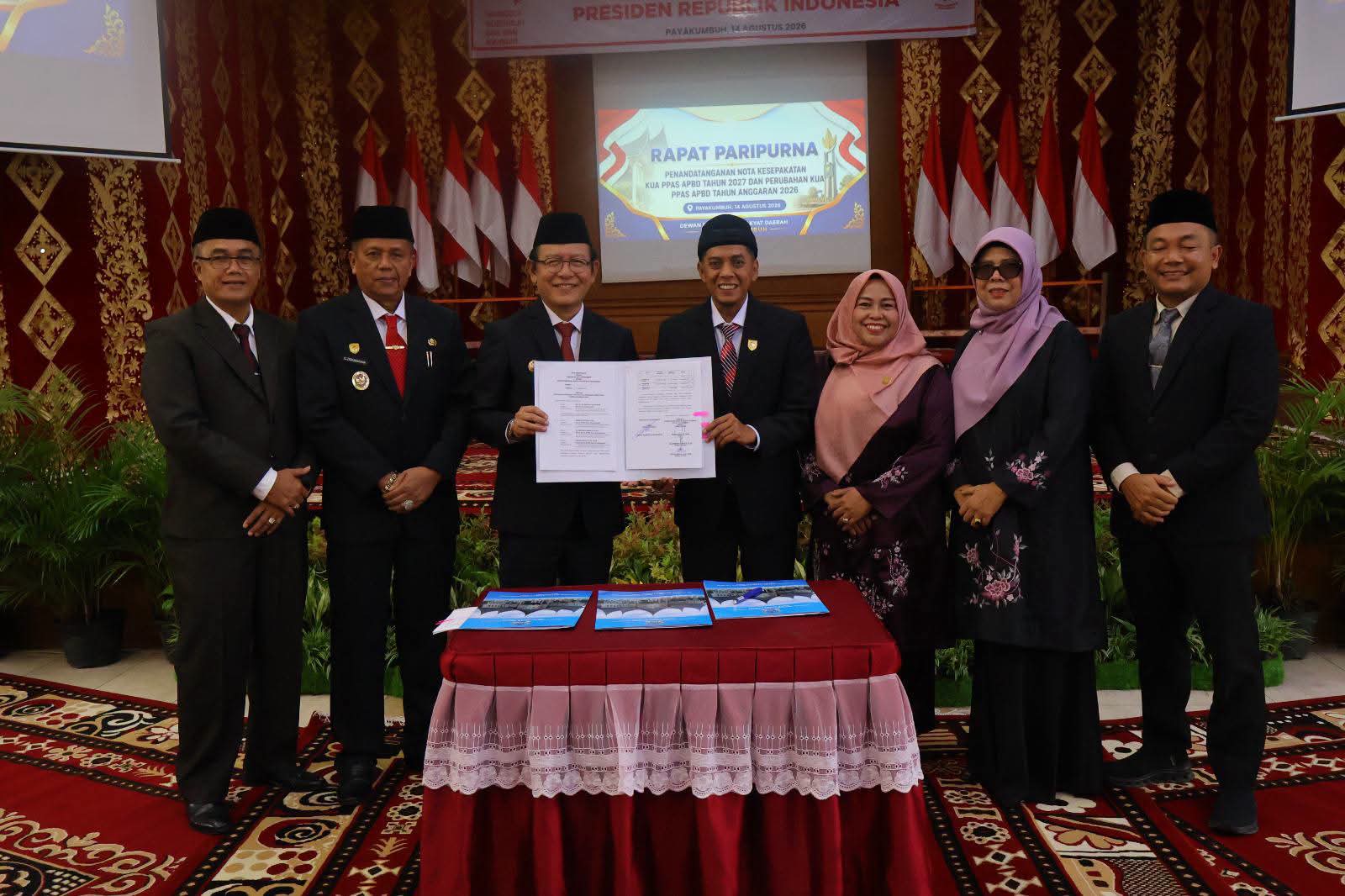 Pemko-DPRD Payakumbuh Sepakati KUA-PPAS 2027, Pendapatan Diproyeksikan Rp789,21 Miliar