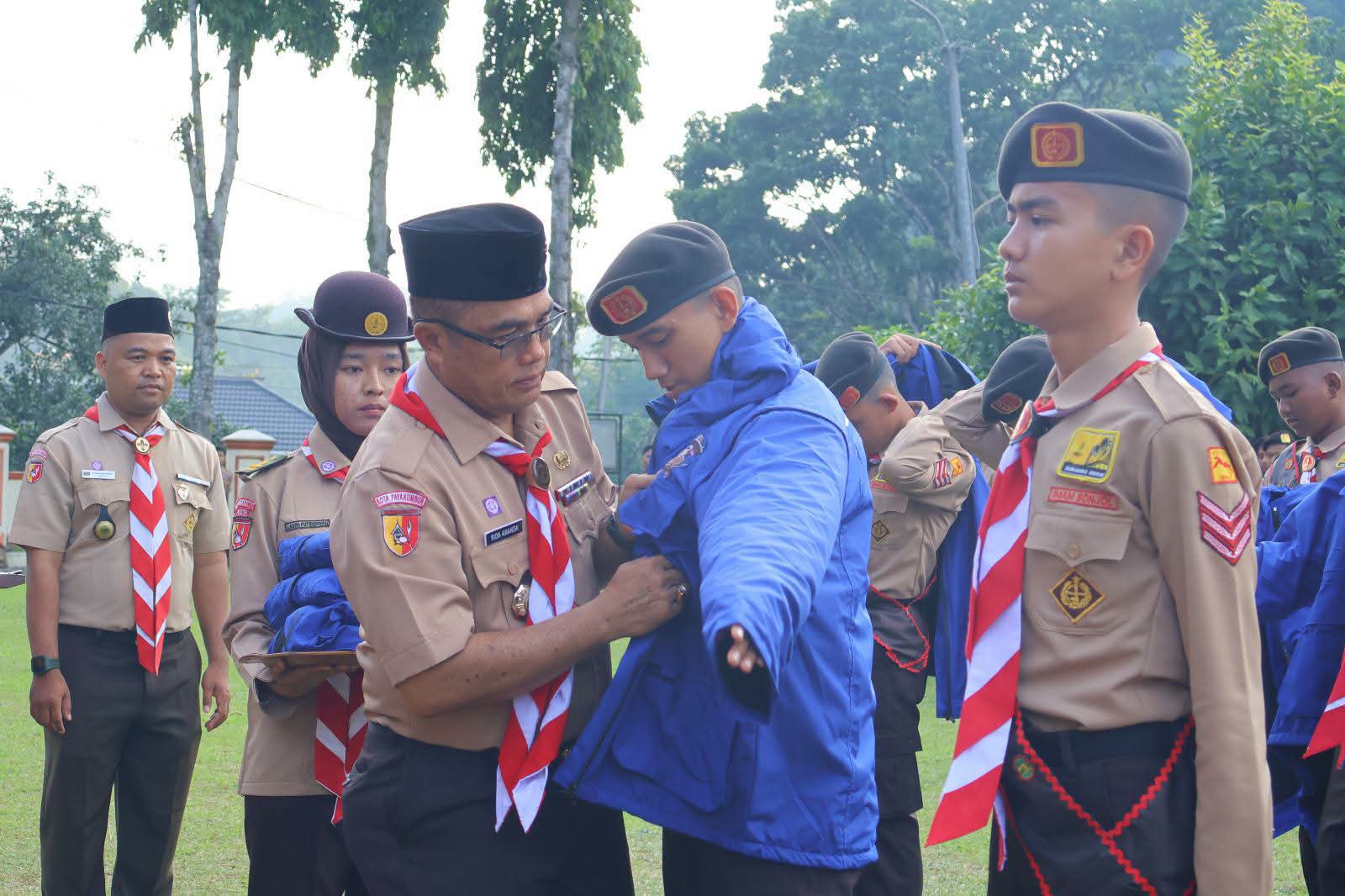 Kontingen Pramuka Payakumbuh Dilepas Ikuti Jambore Nasional XII di Cibubur