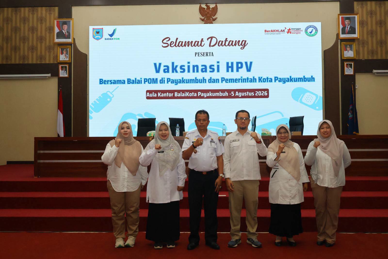 Pemko Payakumbuh Dukung Vaksinasi HPV Cegah Kanker Serviks, 130 ASN dan Warga Ikuti Dosis Pertama
