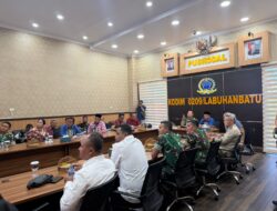Kantah Labuhanbatu-Kodim 0209 Bahas Penguatan Koordinasi Persoalan Pertanahan