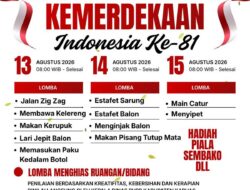 Meriahkan HUT RI ke-81, Dinas PUPR Kapuas Gelar Festival Lomba Tiga Hari, Dari Kerupuk hingga Permainan Khas Kalimantan