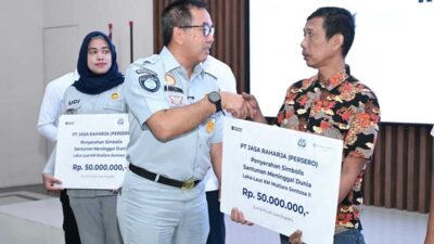 Jasa Raharja Serahkan Santunan kepada Ahli Waris Korban Kebakaran KM Mutiara Sentosa II