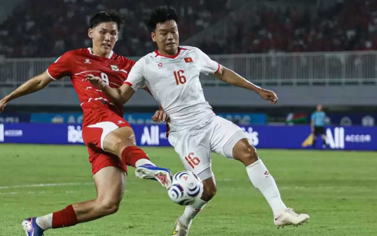 Timnas Indonesia vs Vietnam berakhir 0-3.