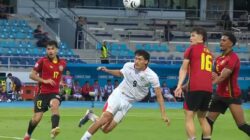 Timnas Indonesia menggasak Timor Leste 3-0.