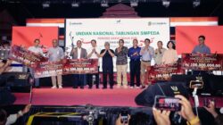 Asosiasi Bank Pembangunan Daerah (Asbanda) bersama Bank Bengkulu menggelar malam puncak Penarikan Undian Nasional Tabungan Simpeda Tahun XXXVII-2026, di Halaman Kantor Gubernur Bengkulu, Jumat (21/8/2026).