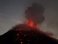 Lava Pijar Gunung Ili Lewotolok Capai 600 Meter