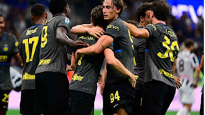 Inter Milan sukses menang 5-3 atas Udinese