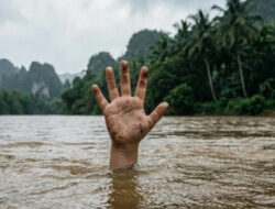 Sungai Batang Jember Meluap, Warga Hanyut