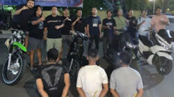 Tiga anggota sindikat pencurian kendaraan bermotor (curanmor).