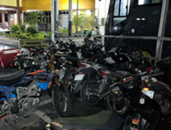 Polresta Padang Amankan 13 Motor Berknalpot Brong