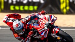 Pembalap Tim Ducati Lenovo, Marc Marquez.