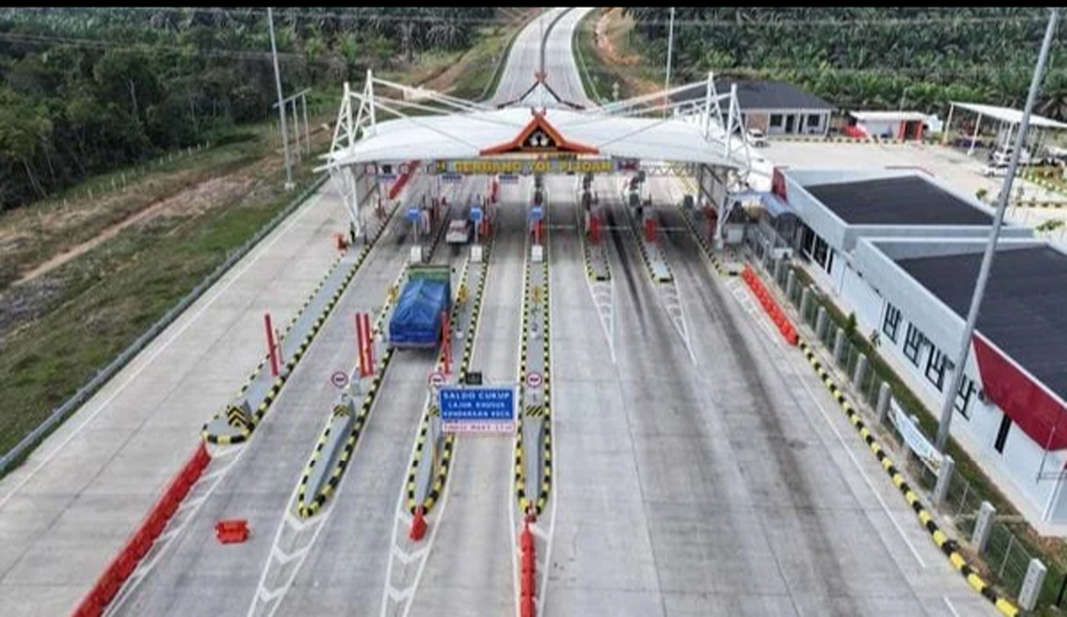 Jalan Tol Betung-Tempino-Jambi Seksi Bayung Lencir-Simpang Ness.