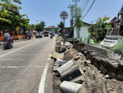 Trotoar Guguak–Kampung Baru Pariaman Dibongkar, Pemda Siapkan Pelebaran Jalan