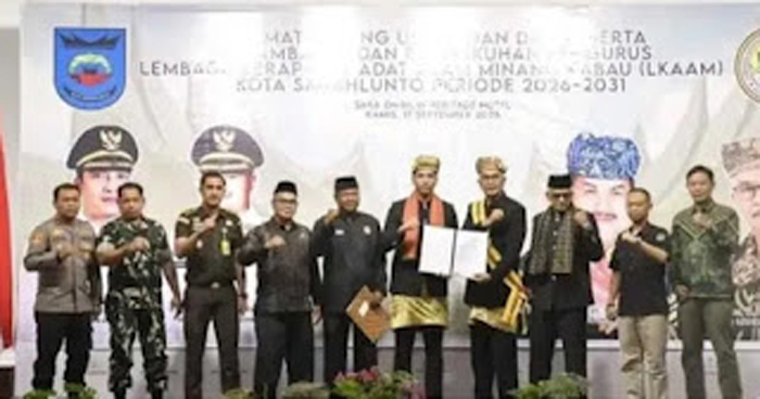 Pelantikan LKAAM kota sawahlunto.