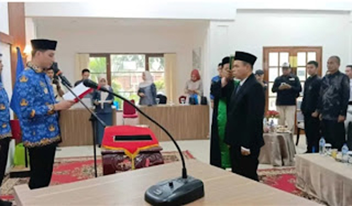 Pelantikan Direktur PDAM kota Sawahlunto.