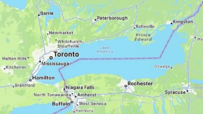 Apple Ikut Ubah Nama Danau Ontario Jadi Lake America untuk Pengguna AS