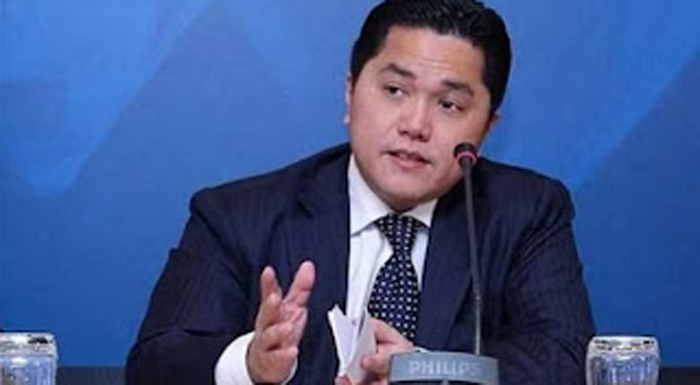 Ketua Umum PSSI Erick Thohir.