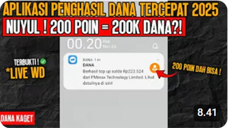 Instan! Pengguna Bisa Tarik Rp100 Ribu Hanya dari Misi dan Survei di Money Earning App.