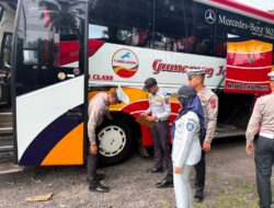Jasa Raharja Sumbar Bersama Stakeholder Cek Kelayakan Armada Angkutan Umum di Agam