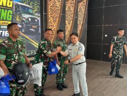Jasa Raharja Sumbar Edukasi Prajurit TNI tentang Keselamatan Berkendara